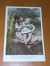 Cpa girl with d'occasion  Expédié en Belgium