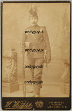 Cabinet card military for sale  CHESTERFIELD