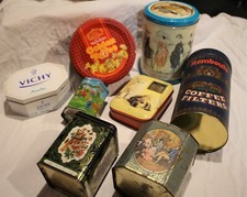 Boîtes métalliques décorée d'occasion  France