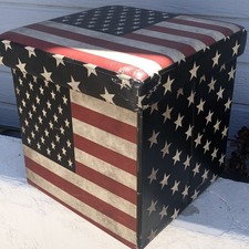 Folding storage ottoman for sale  Los Angeles