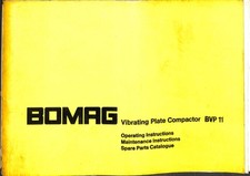 Bomag vibrating plate for sale  USA