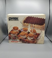 Usado, Conjunto de padeiros retangulares vintage 1991 Pyrex duas peças. CAIXA ABERTA comprar usado  Enviando para Brazil