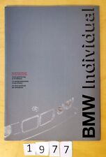 Bmw individual prospectus d'occasion  Meyzieu