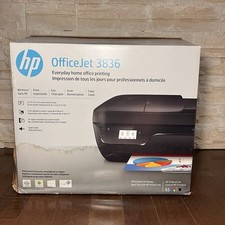 Usado, Nova Impressora HP OfficeJet 3836 All-in-One Wireless Wifi Digitalização Cópia Caixa Aberta comprar usado  Enviando para Brazil