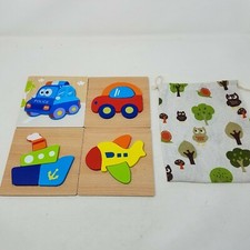 Wooden toddler puzzles for sale  Gorham