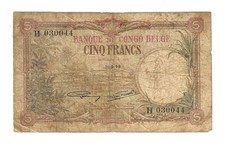 Billet congo belge d'occasion Billet congo belge d'occasion  Cahors