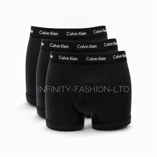 Baús masculinos respiráveis originais Calvin Klein pacote com 3 pretos comprar usado  Enviando para Brazil