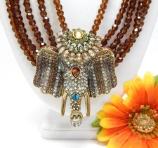beaded elephant necklace for sale  Fort Worth