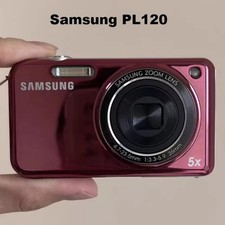 Câmera Digital Samsung PL120 14.2 MP Dual LCD Vintage Preta Tela Selfie, usado comprar usado  Enviando para Brazil