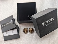 Versace lion earrings for sale  WALLASEY