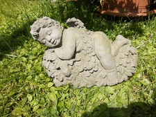 Steinfigur gartenfigur engel gebraucht kaufen  Deutschland