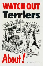 Pet dog warning for sale  CARDIFF