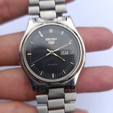 Usado, Vintage Seiko 5 Automático 7009-3171 Mostrador Cinza SS Day-Date Relógio Japonês Masculino comprar usado  Enviando para Brazil