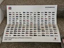 2010 Christophorus Porsche Magazine 60 Anos 24" Triplo Edição Limitada Cartaz Impressão comprar usado  Enviando para Brazil