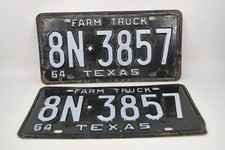 1964 texas license for sale  San Antonio