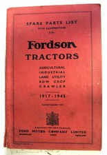 Fordson tractors spare for sale  LEICESTER