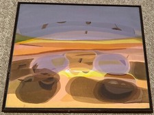 Framed abstract landscape for sale  Belleville