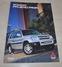 2001 Mitsubishi Pajero Pinin Broszura sprzedaży Broszura Broszura ENG na sprzedaż  PL