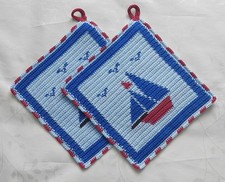 Motivtopflappen motiv schiff gebraucht kaufen  Heidenau, Dohna, Müglitztal