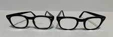 Usado, Óculos vintage preto USS USGI militar chifre aro 50-22/24 tamanho 4 1/2 - 5 3/4 comprar usado  Enviando para Brazil