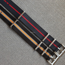 Pulseira de relógio de tecido de náilon NATO sarja de 1,2 mm de espessura comprar usado  Enviando para Brazil