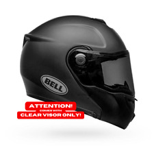 Capacete de motocicleta Bell SRT modular sólido preto fosco X grande - SOMENTE VISEIRA TRANSPARENTE! comprar usado  Enviando para Brazil