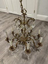 Light brass crystal for sale  Huntington