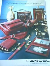 Advertising 1981 lancel d'occasion  Expédié en Belgium
