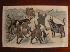 Cpa illustrateur troupeau d'occasion  Craponne