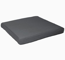 aa128t cinza/cinza lona algodão liso caixa 3D sofá assento almofada capa*tamanho personalizado* comprar usado  Enviando para Brazil