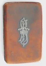 Altes lederetui emblem gebraucht kaufen  Bad Schwalbach
