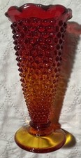 Vintage amberina vase for sale  Caliente