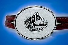 Criollo motiv buckle gebraucht kaufen  Görisried