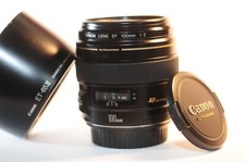 Lente Canon EOS EF 100mm f/2 USM IS FX PRIME ET-65 para EOS A2 T8 90D 7D 5D 6D 1D comprar usado  Enviando para Brazil