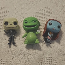 Lote de 3 bonecos Funko Disney Jack Skellington Sally Oogie Boogie Pop vinil soltos, usado comprar usado  Enviando para Brazil