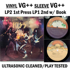 Kiss Alive! 2 LP Casablanca 1975 VG++ Vinyl w/ Book Gatefold Book Clean! #81i, usado comprar usado  Enviando para Brazil