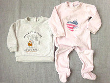 Lote de Roupas para Bebê Menina 1 Moletom DYSNEY BABY 1 P' Tit Bisou Pijama 12 Meses comprar usado  Enviando para Brazil