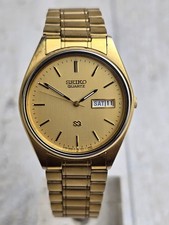 Seiko men gold for sale  WOKING