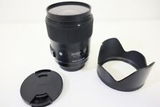 SIGMA 35mm F1.4 DG HSM Art CANON EF montagem com capuz, tampa frontal, protetor de lente, estojo comprar usado  Enviando para Brazil