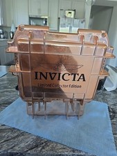 Caixa de relógio Invicta edição limitada colecionador ouro rosa 3 slots comprar usado  Enviando para Brazil