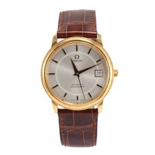 2005 Omega De Ville Prestige 34MM 4600.31.12 relógio social ouro amarelo 18K comprar usado  Enviando para Brazil