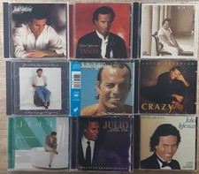 Julio Iglesias CD lote x 9 Un Hombre Solo Tango Non Stop Starry Night Crazy La Ca comprar usado  Enviando para Brazil