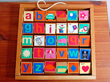 Vintage abacus alphabet d'occasion  Dun-le-Palestel