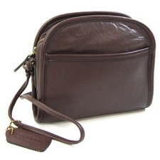 Bolsa de ombro Coach 9017 couro marrom escuro usada tiracolo mini bolsa antiga comprar usado  Enviando para Brazil