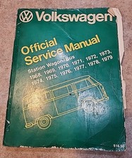 Volkswagen Station Wagon & Bus Official Service Manual Type 2 1968-1979   comprar usado  Enviando para Brazil