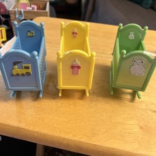 U CHOOSE MGA 5-Sies boneca berço berço amarelo verde azul 2004 comprar usado  Enviando para Brazil