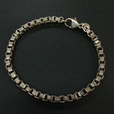 TIFFANY&CO. Pulseira de prata 925 com elos venezianos/6BF2019 comprar usado  Enviando para Brazil