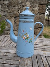 Cafetière émaillée bleue d'occasion  Saint-Etienne