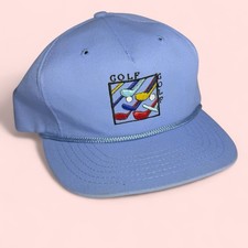 Boné de golfe vintage alça traseira corda azul antigo, usado comprar usado  Enviando para Brazil
