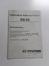 Hyundai betriebserlaubnis roll gebraucht kaufen  Aalen